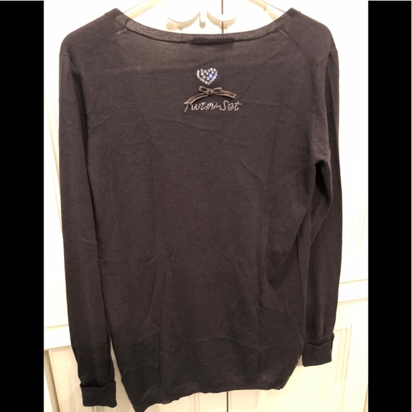 🍒Silk and cashmere v-neck sweater - Picture 2 of 3